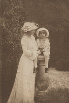 Sylvia Jocelyn Llewelyn Davies (née Du Maurier); Michael Llewelyn Davies NPG Ax45624