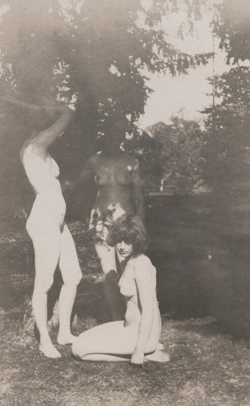 'after bathing' (group including dorothy brett, juliette (née baillot), lady huxley and julian vinogradoff (née morrell)) npg x144314