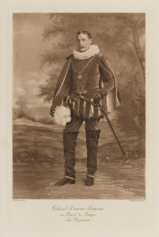 Duncan dawson as raoul de nangis, les huguenots npg ax41187