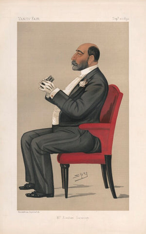 Reuben David Sassoon ('Men of the Day. No. 483.') NPG D44508