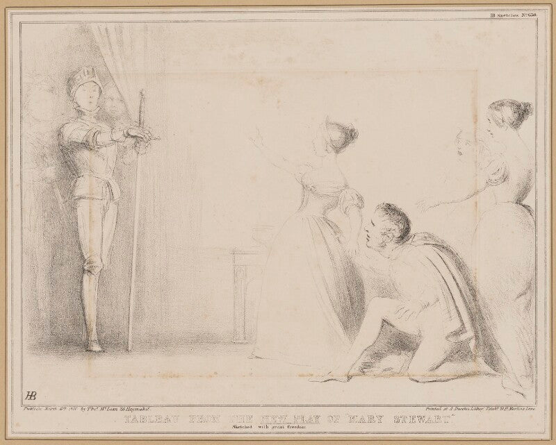 Tableau from the new play of "mary stewart" npg d46356