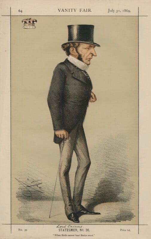 Hugh mccalmont cairns, 1st earl cairns ('statesmen, no. 26.') npg d43390
