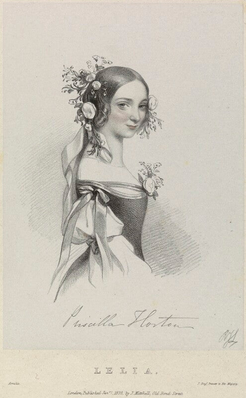 Priscilla horton as lelia in 'amilie' npg d22087
