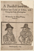 George Villiers and Robert Devereux NPG D26511