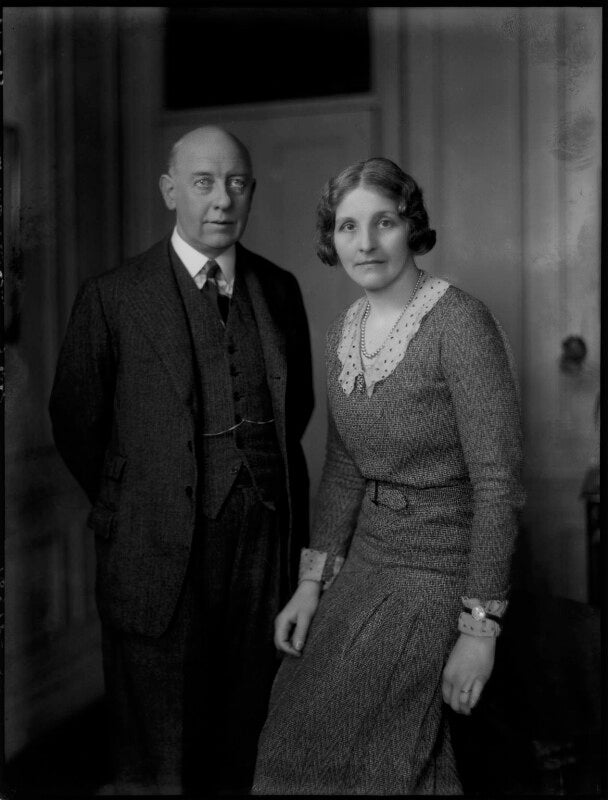 Sir henry dudley gresham leveson gower; enid mary (née hammond chambers), lady leveson gower npg x150830