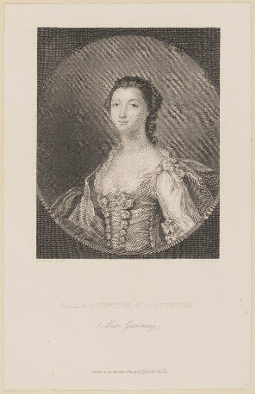 Maria (née gunning), countess of coventry npg d14152