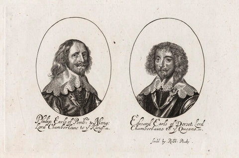 Philip Herbert, 4th Earl of Pembroke and Edward Sackville, 4th Earl of Dorset NPG D26554