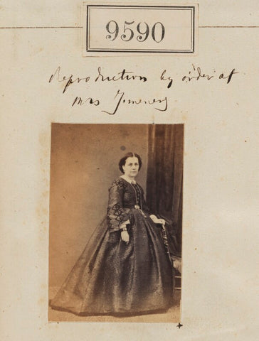 'Reproduction by order of Mrs Jimeners' NPG Ax59346