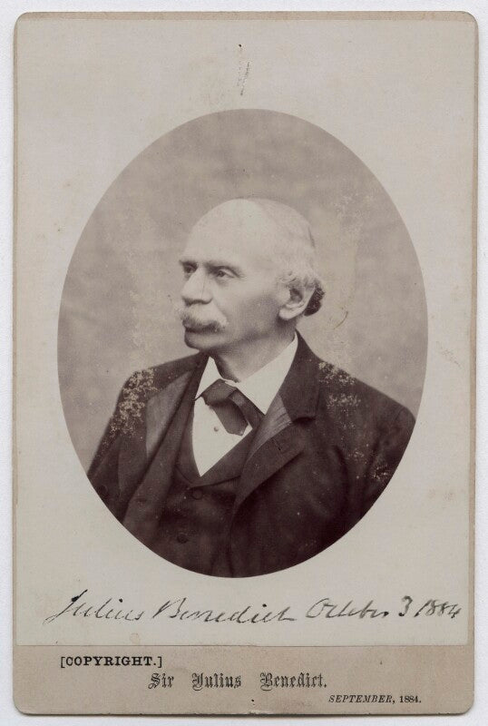 Sir julius benedict npg x136536