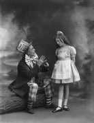 Charles Hayden Coffin as the Mad Hatter in 'Alice in Wonderland'; Estelle Dudley as Alice in 'Alice in Wonderland' NPG x34664