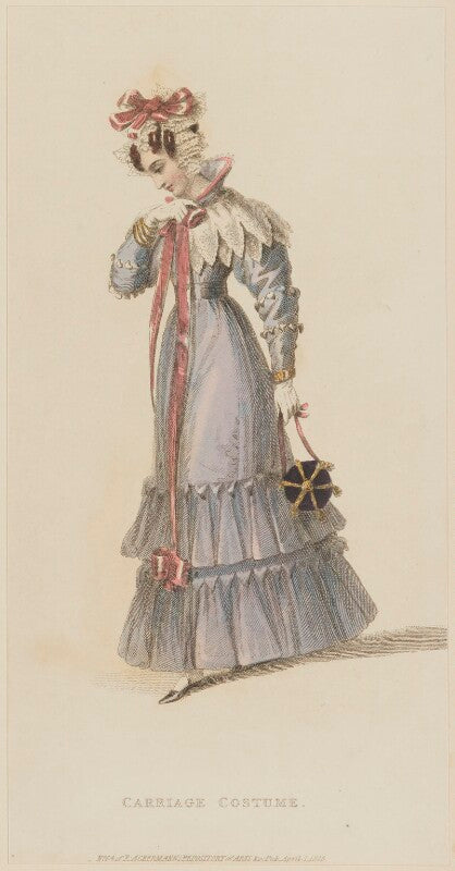'carriage costume', april 1828 npg d47608