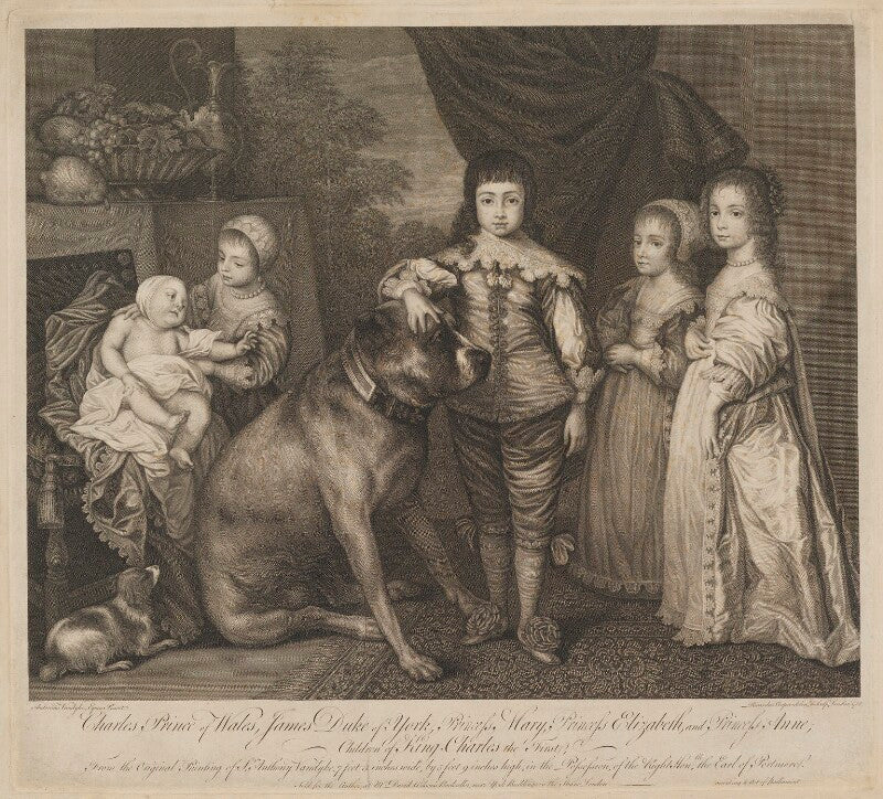 Five children of king charles i npg d32119
