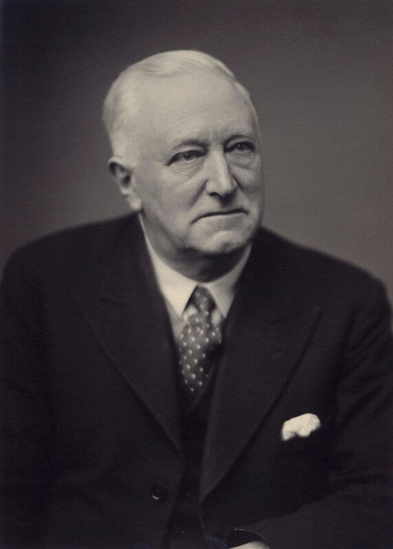 Sir Alfred William Clapham Portrait Print National Portrait Gallery Shop