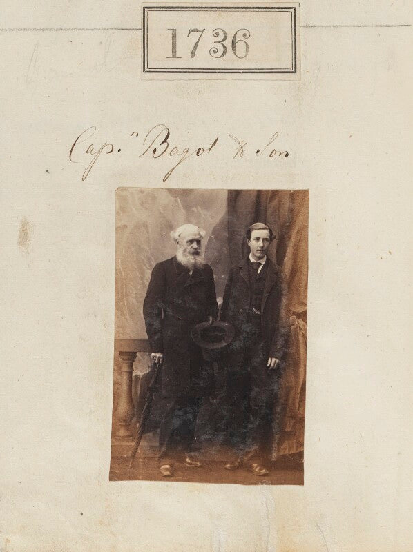Captain bagot with his son npg ax51127