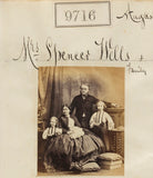 'Mrs Spencer Wells & family' NPG Ax59447