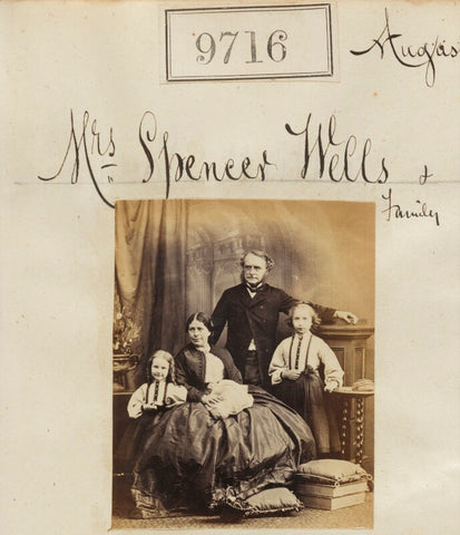 'Mrs Spencer Wells & family' NPG Ax59447