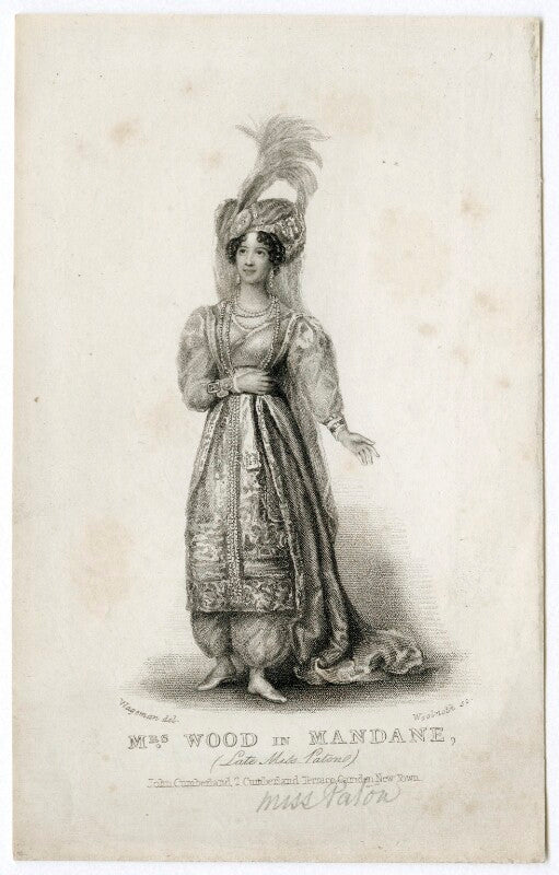 Mary ann paton (mrs wood) as mandane npg d38565