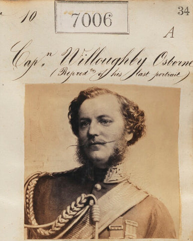 Captain Willoughby Osborne ('Reproduction of his last portrait') NPG Ax56922