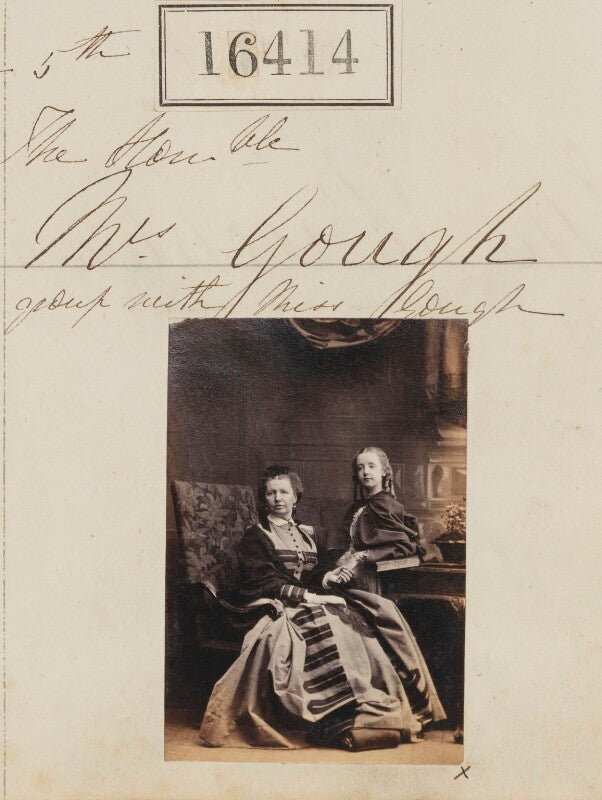 Hon. mrs gough; miss gough npg ax64327