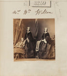Mrs William Wilson; Miss William Wilson NPG Ax52659
