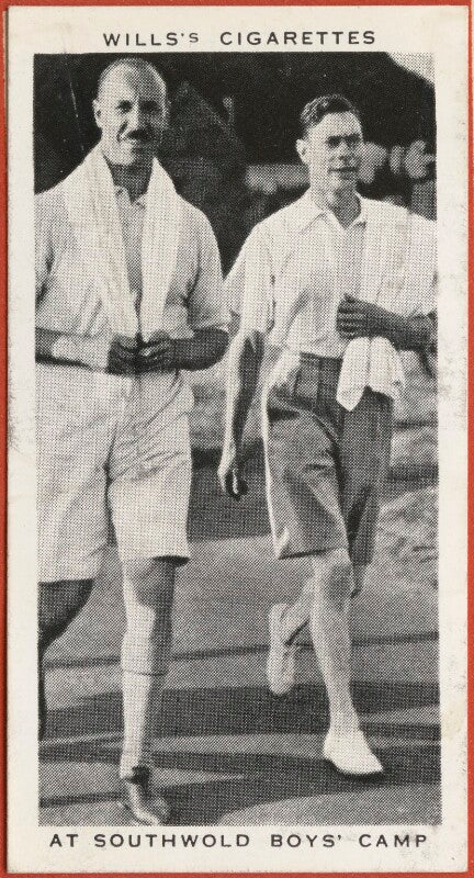 'at southwold boys' camp' (king george vi; unknown man) npg d47308