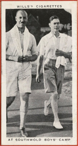 'At Southwold Boys' Camp' (King George VI; Unknown man) NPG D47308