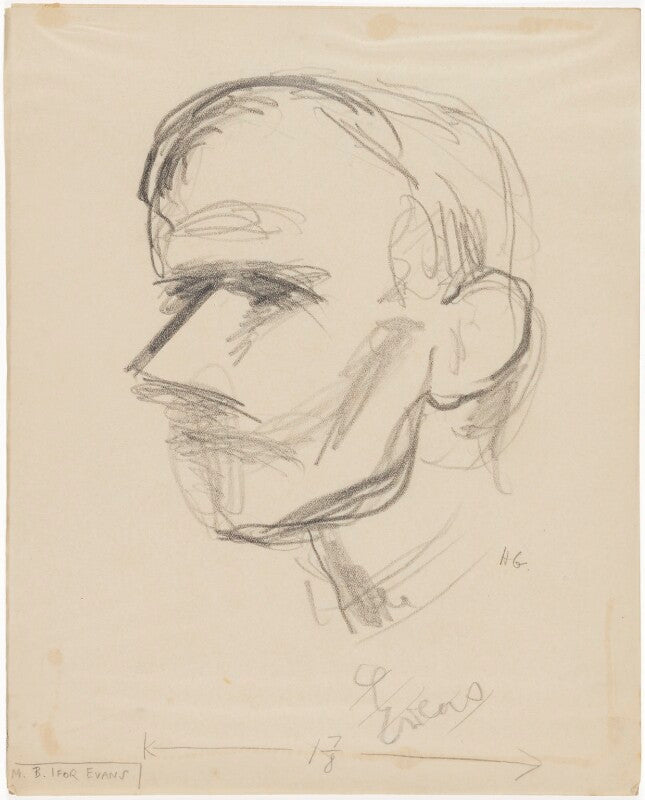 (benjamin) ifor evans, baron evans of hungershall npg d13610