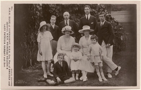 'H.R.H. Duke of Connaught, H.R.H. Crn. Pce. of Sweden and children, H.R.H. Princess Helena & Lady Patricia Ramsay and Son' NPG x193084