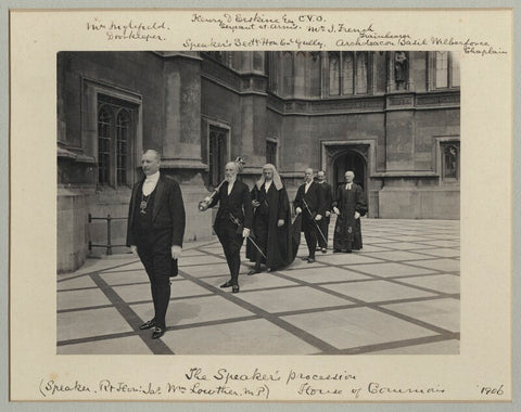 'The Speaker's procession' NPG x134418