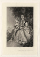 Hester (née Hall), Countess of Sussex; Lady Barbara Yelverton (when a child) NPG D4334