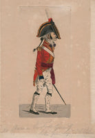 An Officer of the Foot Guards, taken from life at the Palace NPG D47069