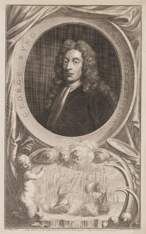 George byng, 1st viscount torrington npg d39650