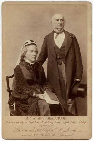 Catherine Gladstone (née Glynne); William Ewart Gladstone NPG x7933