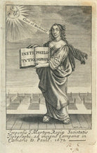 Frontispiece to 'Institutio Philosophiae' NPG D23005