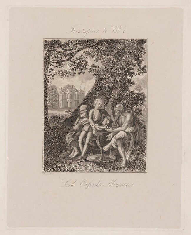 Frontispiece to vol i of lord orford's memoires (horace walpole) npg d39370