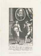 William Shakespeare with Lucretia and Collatinus NPG D22940