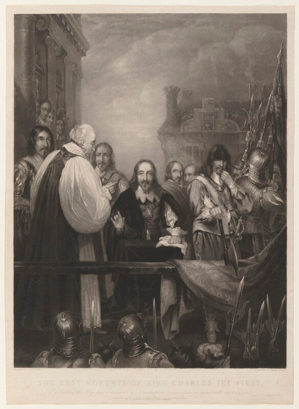 'the last moments of king charles the first' npg d32081