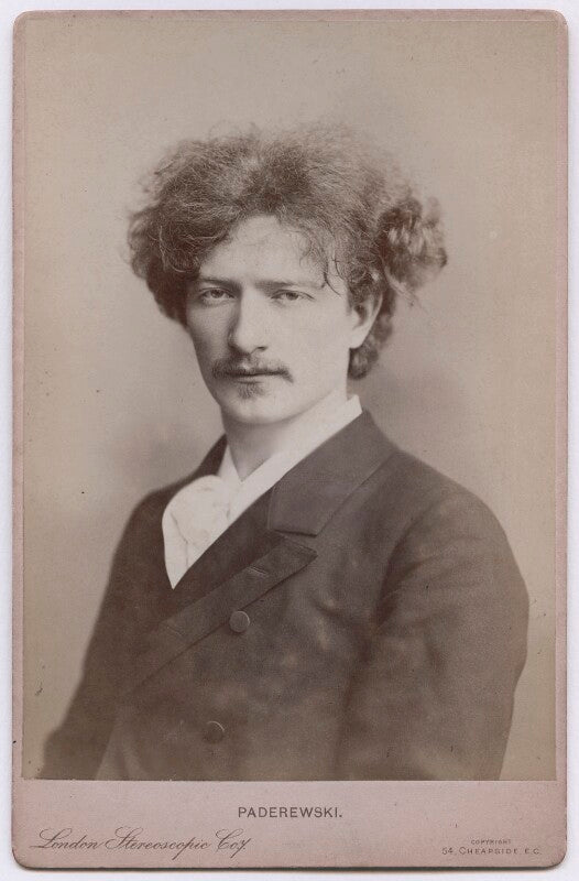 Ignace jan paderewski npg x197376