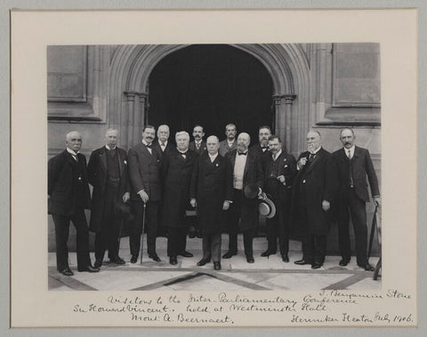 'Visitors to the Inter-Parliamentary Conference held at Westminster Hall' NPG x135543