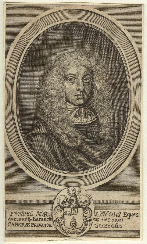 Sir samuel morland, 1st bt npg d34012