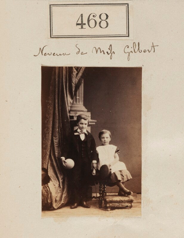 Nephews of miss gilbert (two unknown boys) npg ax50189