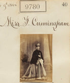 Miss F. Cunningham NPG Ax59510