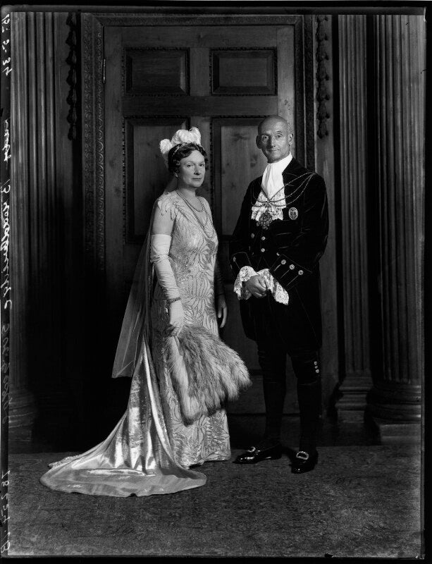 Clara maud broadbridge (née swansbourne), lady broadbridge; george thomas broadbridge, 1st baron broadbridge npg x151105