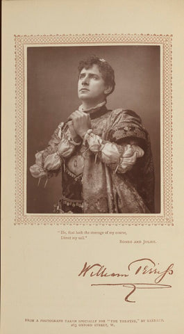 William Terriss (William Charles James Lewin) as Romeo in 'Romeo & Juliet' NPG Ax29197