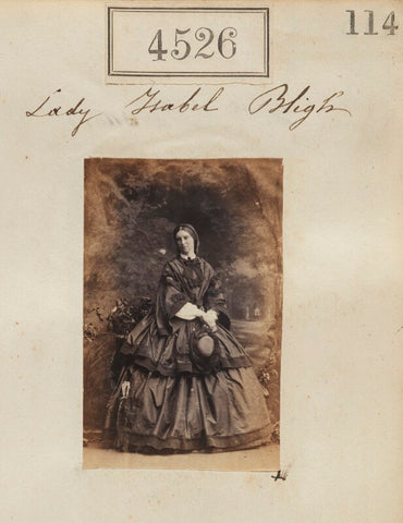 Lady Isabel Mary Frances Bligh (née Nevill) NPG Ax54538