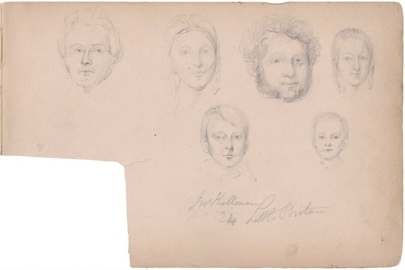 Mr kellman and five unknown sitters npg d23313(31)