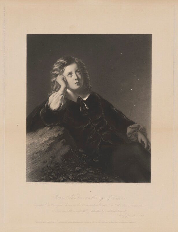 Imaginary portrait of sir isaac newton as a child npg d38747