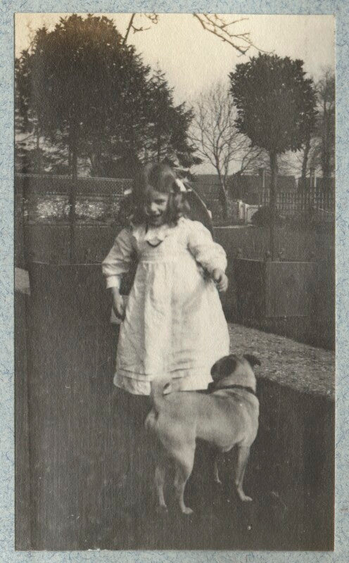 Julian vinogradoff (née morrell) with her pug npg ax140120