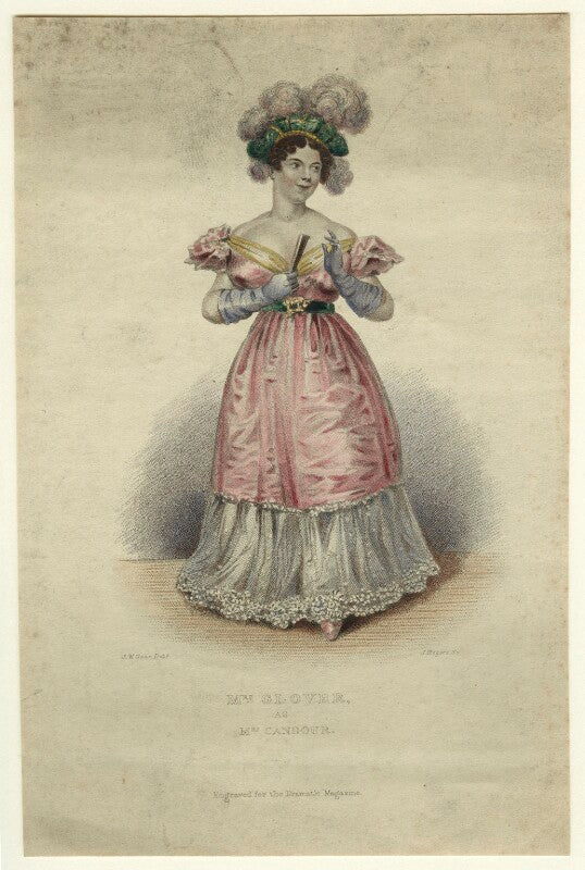 Julia glover (née betterton) as mrs candour npg d23443