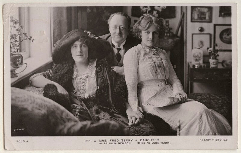 'mr. & mrs. fred terry & daughter' npg x197850